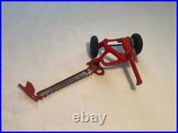C1940-50s Diecast Minneapolis Moline Farm Tractor & trailer and seven implements