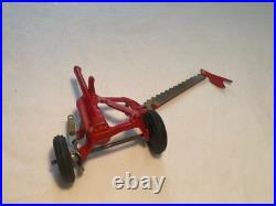 C1940-50s Diecast Minneapolis Moline Farm Tractor & trailer and seven implements