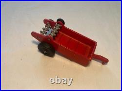 C1940-50s Diecast Minneapolis Moline Farm Tractor & trailer and seven implements