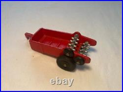 C1940-50s Diecast Minneapolis Moline Farm Tractor & trailer and seven implements