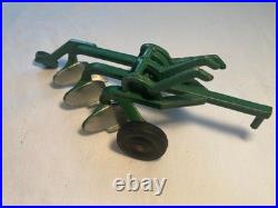 C1940-50s Diecast Minneapolis Moline Farm Tractor & trailer and seven implements