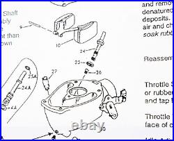 Carburetor Kit fits Minneapolis Moline MM U UT TSX67 TSX624 KE817P 10A6269 S42