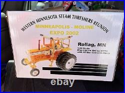 ERTL 2002 Rollag Minneapolis Moline G750 Tractor WithHiniker Cab & Duals 1/16 NIB