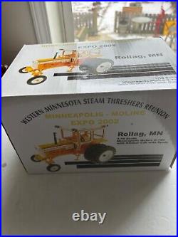 ERTL 2002 Rollag Minneapolis Moline G750 Tractor WithHiniker Cab & Duals 1/16 NIB