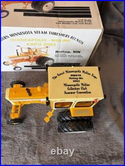 ERTL 2002 Rollag Minneapolis Moline G750 Tractor WithHiniker Cab & Duals 1/16 NIB