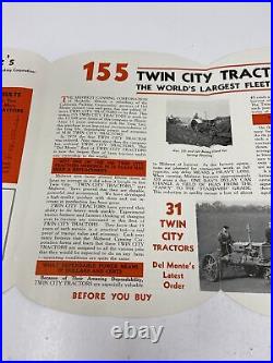 Early Twin City Tractors Del Monte Brochure Advertising Minneapolis Moline