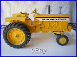Ertl Minneapolis Moline Farm Tractor G1000 1/16 Yellow Rims
