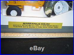 Farm Tractor High Detail Minneapolis Moline 1355 LP with Duals 1/16 NIB Box