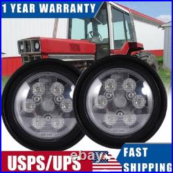 For IH 1026, 1066, 1086, 1206, 1256, 1456, 1466 Pair LED Flat Top Fender Lights For IH 1026, 1066, 1086, 1206, 1256, 1456, 1466 Pair LED Flat Top Fender Lights