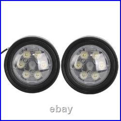 For IH 1026, 1066, 1086, 1206, 1256, 1456, 1466 Pair LED Flat Top Fender Lights