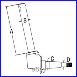 Left Hand Spindle 106460AA fits White/Oliver/Minneapolis Moline 550 Left Hand Spindle 106460AA fits White/Oliver/Minneapolis Moline 550