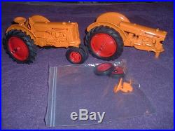 Lot of 2 Minneapolis Moline Tractors Made by Mohr Originals Broken Rare Toys. NR