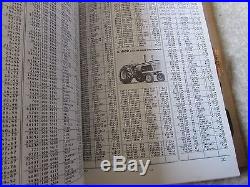 Minneapolis Moline Dealers Master Parts Manual 1971 Brantford Rare Tractors