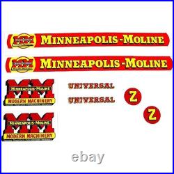 MM Z Mylar Decal Set Fits Minneapolis Moline Replaces DEC141-STR