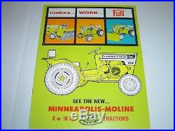 Minneapolis Moline 108 110 Garden Tractor Town & Country 1964 Catalog
