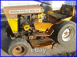 Minneapolis Moline 108 Garden Tractor with Deck Deere Jacobsen Cub Cadet