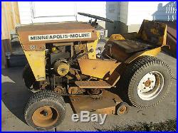 Minneapolis Moline 108 Garden Tractor with Deck Deere Jacobsen Cub Cadet