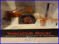 Minneapolis Moline 445 Gas tractor with MO sickle mower 1/16th scale