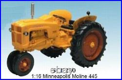 Minneapolis Moline 445 Gaz Narrow Vintage Tractor Tracteur 116 Model Speccast