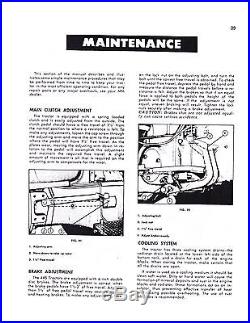 Minneapolis Moline 445 Tractor Operators Manual MM