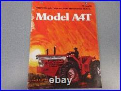 Minneapolis Moline A4T 4WD Tractor Sales Brochure 12 Pages Good Condition