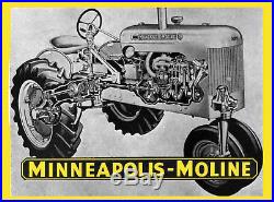Minneapolis-Moline BF, BG & V Tractors Service SHOP MANUAL Maintenance TRACTOR