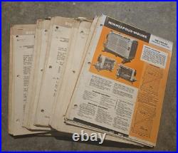 Minneapolis Moline Dealer Sales Literature Service bulletins Tractor Vintage OEM