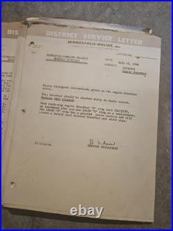 Minneapolis Moline Dealer Sales Literature Service bulletins Tractor Vintage OEM