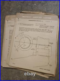 Minneapolis Moline Dealer Sales Literature Service bulletins Tractor Vintage OEM Minneapolis Moline Dealer Sales Literature Service bulletins Tractor Vintage OEM