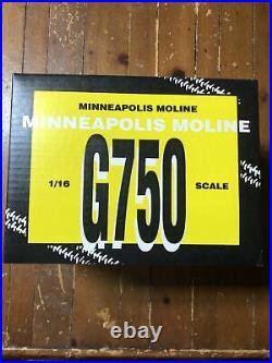 Minneapolis Moline Farm Toy Tractor 1/16 G750 NIB BOX NEW