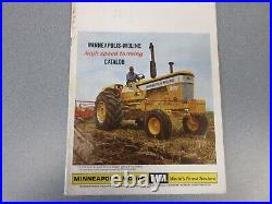 Minneapolis Moline Full Line Tractor Brochure 32 Pages Good Condition