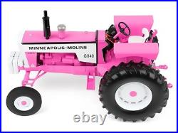 Minneapolis Moline G840 Open Station Wf Tractor Hot Pink 1/16 By Speccast Sct979