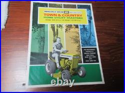 Minneapolis Moline Home Town & Country Tractors Color Brochure 108 & 110 models