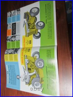 Minneapolis Moline Home Town & Country Tractors Color Brochure 108 & 110 models