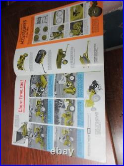 Minneapolis Moline Home Town & Country Tractors Color Brochure 108 & 110 models