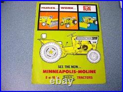Minneapolis Moline Home Town & Country Tractors Color Brochure from 1964