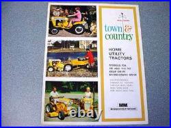 Minneapolis Moline Home Utility Tractors Color Brochure Nice Rarer Piece