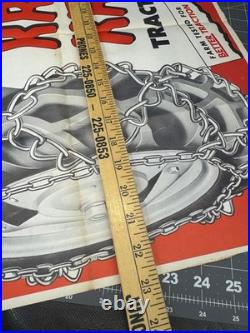 Minneapolis Moline Large Print Ad Kriss Kross Tractor Chains 18.5x22.75 1950s