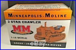Minneapolis Moline MM 2 Star Crawler, Spec Cast 1/16, Die-cast Dozer Loader Nib