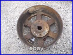 Minneapolis Moline MM tractor ORIGINAL Steel flat belt drive pulley 10A9 with keyd