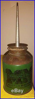 Minneapolis Moline M M Oil Can tractor part