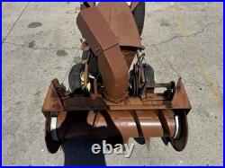 Minneapolis Moline Mocraft Garden Tractor With Front Mount Snow Blower