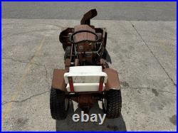 Minneapolis Moline Mocraft Garden Tractor With Front Mount Snow Blower