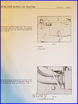 Minneapolis Moline Model 445 Tractors Dealer Maintenance Manual Original