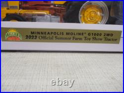 Minneapolis Moline Model G1000 Toy Tractor 2023 Summer Show 1/16 Scale, NIB