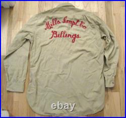 Minneapolis Moline Modern Machinery shirt vintage Chain Stich Lee 1950s Tractor