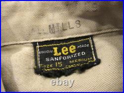 Minneapolis Moline Modern Machinery shirt vintage Chain Stich Lee 1950s Tractor