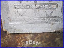 Minneapolis Moline R Tractor Engine M. M. Model R