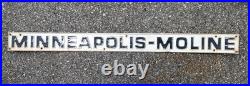 Minneapolis-Moline Tin Sign Tractor Emblem