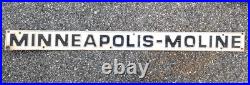 Minneapolis-Moline Tin Sign Tractor Emblem